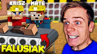 FALUSI GYÁRAT ÉPÍTÜNK! 🏭 | Minecraft Survival - 2. évad #65