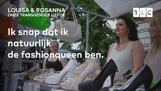 Louisa helpt een dag mee op de markt