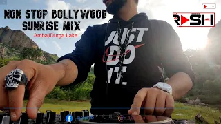 Non Stop Bollywood Sunrise Mix at AmbajiDurga Lake || Deep House Mix || DJ RASH