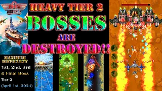 Heavy Tier 2 BOSSES are Destroyed! 1945 Air Force: Airplane Games Top Boss Fighting #bossfight #top