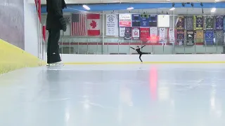 Young figure skater wins national championship, aims for Olympic gold