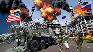 Russia's Big Loss! America's Advanced Weapons Destroy Russia's Largest Oil Refinery - Arma3