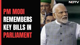 PM Modi Remembers Key Bills In Parliament: "Article 370, GST, One Rank One Pension"