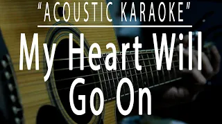 My heart will go on - Celine Dion (Acoustic karaoke)