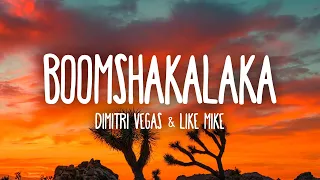 Dimitri Vegas & Like Mike, Sebastian Yatra, Camilo, Afro Bros - Boomshakalaka (Letra/Lyrics)