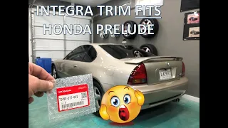 Replacing PRELUDE Window Trim w/ INTEGRA Parts!  SECRETS YOU DIDN’T EVEN KNOW!