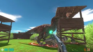 FPS Avatar vs Dinosaurs with all weapons - Animal Revolt Battle Simulator