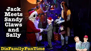 Jack Skellington as Sandy Claws & Sally Meet and Greet at Mickey's Very Merry Christmas Party