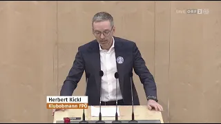 Herbert Kickl - Ukraine-Krise, Mückstein-Rücktritt - 8.3.2022