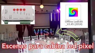 Programar cabina led pixel T100 WS2811 600 pixeles TUTORIAL