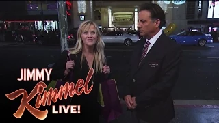 Matt Damon and Andy Garcia Find Reese Witherspoon Outside on Hollywood Blvd.