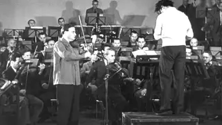 Yehudi Menuhin ▪ Sergiu Celibidache ▪ Rehearsal Brahms Violin Concerto ▪ 1949
