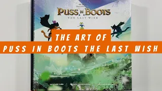 The Art of Puss in Boots The Last Wish (flip through) Artbook