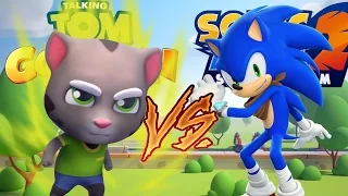 Sonic Dash 2: Sonic Boom VS Talking Tom Gold Run