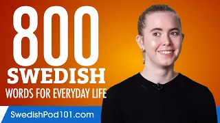 800 Swedish Words for Everyday Life - Basic Vocabulary #40