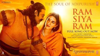 Ram Siya Ram (Full Video) Adipurush | Prabhas | Sachet-Parampara,Manoj Muntashir|Om Raut | Bhushan K