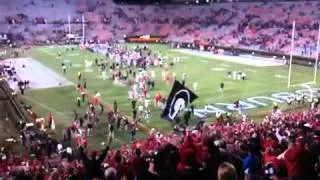 UGA team celebration