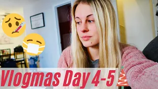 FLIGHT ATTENDANTS GET SICK TOO! Vlogmas Day 4-5, 2019