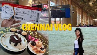 Day 1 & 2 in Chennai | ITC Grand chola hotel | Marina beach