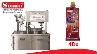 4DX Automatic Spout Pouch Filling and Capping Machine | Sama Engineering