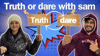 Truth or dare challenge with Sam 🤪| Dhanushree