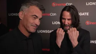 Keanu Reeves and Chad Stahelski Interview 'John Wick Chapter 4'