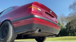 BMW 318is e36 sound Straight pipe