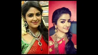 Nandhini Serial Ganga VS Ganaki.Malavika Wales VS Nithya