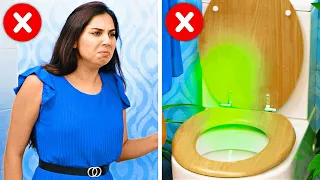 Restroom Survival Guide || Useful Toilet Hacks Nobody Told You About