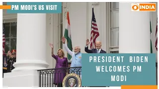 President Joe Biden welcomes PM Modi to the White House | 22.06.2023