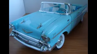 1957 Chevy Bel Air convertible 1:18 scale, by ERTL American Muscle