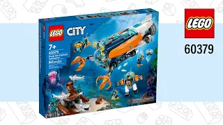 LEGO® City Deep-Sea Explorer Submarine (60379)[842 pcs] Speed Build @TopBrickBuilderLite