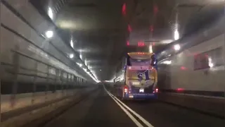 Driving Thru Lincoln Tunnel New York City |NewJersey To Manhattan NewYork |New Jersey|Tunnel Drive