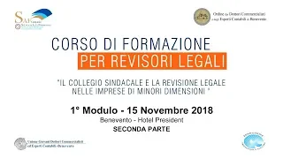 1° Modulo - seconda parte - Corso di Formazione per Revisori Legali