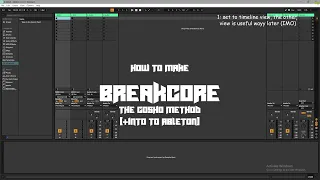 gosho intro to ableton + breakcore tutorial