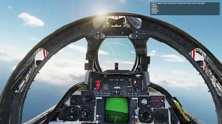 F-14A Tomcat Dogfighting Su-30 Flanker, Digital Combat Simulator