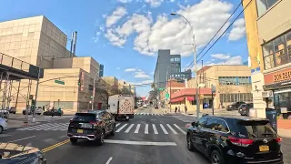 Driving from New York City Borough Boro Woodside Queens to Manhattan West Side Chelsea & Back ASMR