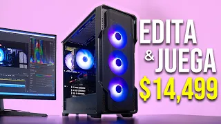 Armé PC para Edición Video y Jugar a 144FPS con $15mil | Ryzen 5 5600 + Radeon RX 7600 | Marzo 2024