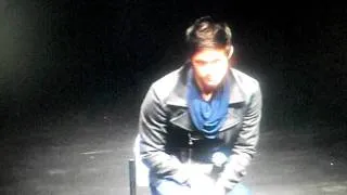 Harry Shum Jr showing some dance moves