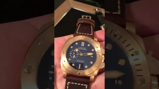 Panerai PAM671 Bronzo Blue Dial Luminor Submersible