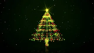 Rotating Christmas Tree Lights II FREE BACKGROUND VIDEO II NO COPYRIGHT II Rhen's Decor