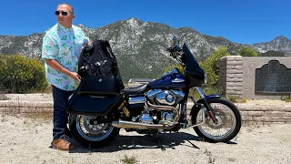 Viking Bags, 42L Baldur XL Saddle Bags Review- 2010 Harley Davidson Dyna Super Glide Custom FXDC