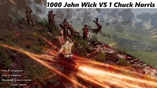 Thousand John Wick vs 1 Chuck Norris - Ultimate Epic Battle Simulator 2