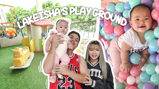 Homemade PLAYGROUND for Baby Lakeisha | Carlyn Ocampo