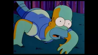 The Simpsons: Homer discovers an Alien