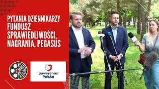 Konferencja SP: pytania dziennikarzy [Fundusz Sprawiedliwości, nagrania, Pegasus]