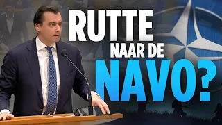 10 JAAR STEUN aan OEKRAÏNE & RUTTE als NAVO-chef?! | Baudet (FVD)