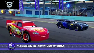 Cars 3: Motivado para ganar | El Rayo McQueen vs. Jackson Storm | Español Latino