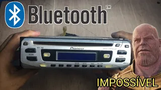 ganhei esse TOCA CD do tempo do meu avo | tentei colocar bluetooth