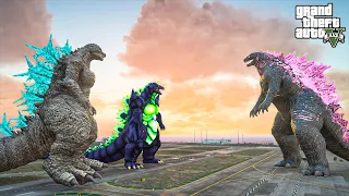 Godzilla 2024 vs Godzilla Minus One and Godzilla Super - GTA5 Mods